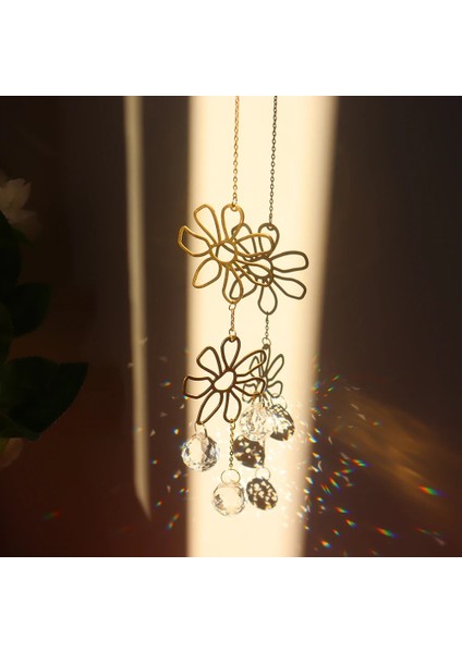 Bir Stil Kristal Rüzgar Çanı Kristal Asılı Prizma Süsleme Dream Catcher Kaplama Güneş Yakalayıcılar Açık Bahçe Rüzgar Çanları Için Asılı Dekor (Yurt Dışından)