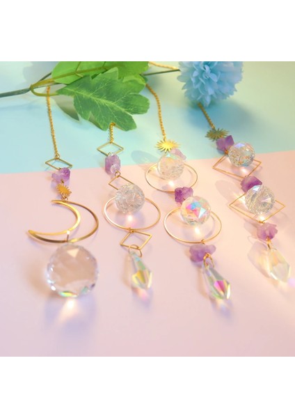 Bir Stil Kristal Rüzgar Çanları Güneş Yakalayıcılar Elmas Asılı Gökkuşağı Chaser Bahçe Pencere Düğün Perde Avize Ev Dekorasyonu Rüzgar Çanı (Yurt Dışından)