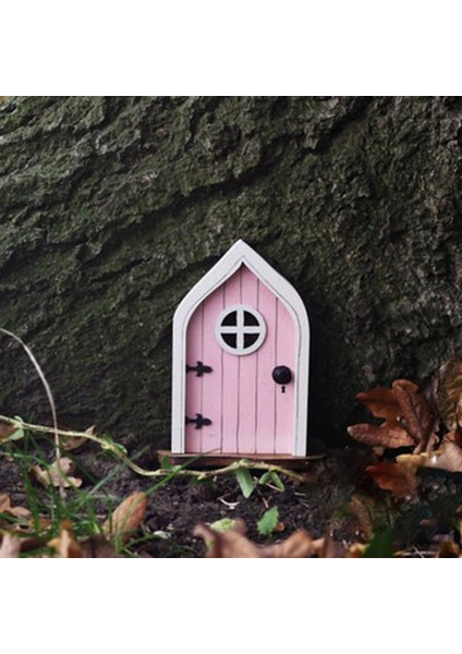 B-Yeşil Tarzı Ahşap Peri Bahçe Kapısı Mini Gnome Heykelcik Ev Pencere Duvar Dekor Ağaçlar Için Sanat Bahçe Dekorasyon Açık Heykel Yard Dekor (Yurt Dışından) indirimleri