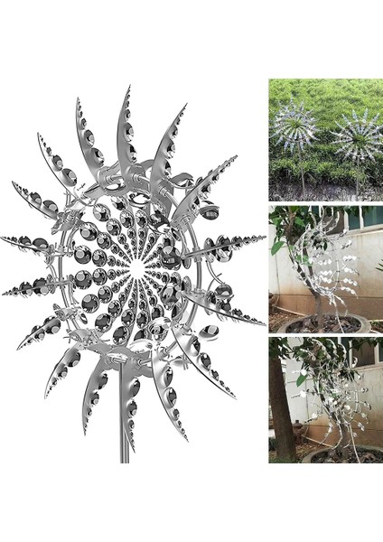 Pembe Tarzı Eşsiz ve Büyülü Metal Yel Değirmeni Bahçe Kazık Heykelleri Rüzgar Rüzgar Enerjili Kinetik Rüzgar Yakalayıcı ile Rüzgar Er Hareketi (Yurt Dışından) fiyatları