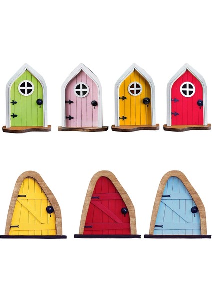 F Stili Ahşap Minyatür Peri Cüce Pencere Kapı Gnome Sanat Avlu Bahçe Heykelleri Duvar Süsü Heykel Dekorasyon Aksesuarları (Yurt Dışından) modelleri