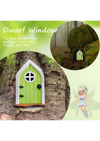 F Stili Ahşap Minyatür Peri Cüce Pencere Kapı Gnome Sanat Avlu Bahçe Heykelleri Duvar Süsü Heykel Dekorasyon Aksesuarları (Yurt Dışından) fırsatları