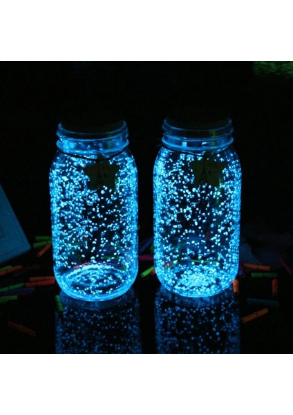 Y06 Stili 30G G Aydınlık Kum Taş Floresan Çakıl Karanlıkta Parıltı Veranda Bahçe Dekorasyon Dıy Yıldızlı Dileğiyle Şişe Balık Tankı Süsler (Yurt Dışından) fırsatları