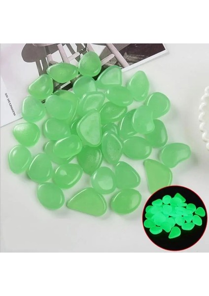 No.9 Tarzı 25 Adet Akvaryum Çakılları Karanlıkta Parlıyor Çakıllar Aydınlık Dış Bahçe Dekorasyonu Bahçe Pisti Balık Tankı Dekor Taşları Bahçe Çakıl (Yurt Dışından)