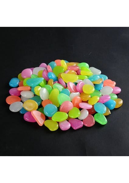Stili Karıştırın 50 Parça Ack Glow Pebbleot Satışı Taşlar Ev Balık Tankı Bahçe Dekorasyonu Aydınlık Karanlıkta Parlayan Aksesuar Hediye Için (Yurt Dışından)