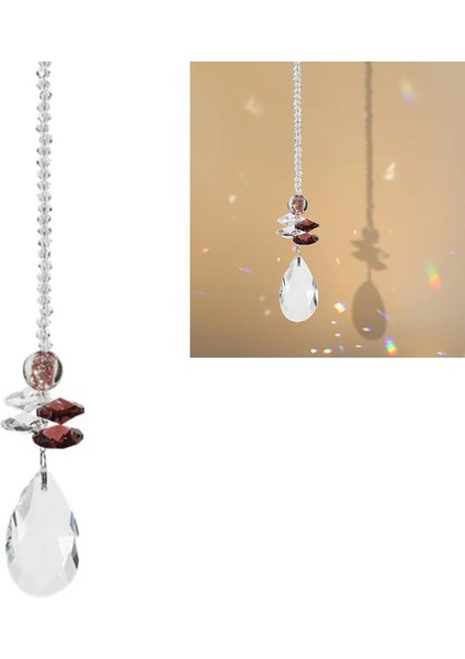 No.20 Tarzı Kristal Güneş Işığı Yakalayıcı Metal Melek Asılı Prizma Süs Kolye Ev Perde Bahçe Araba Dekor Için (Yurt Dışından)