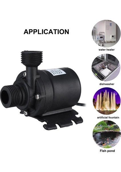 12V 280L Pompa Stili 800LH Fırçasız Güneş Enerjisi Su Pompası Balık Su Havuzu Gölet Pompası Bahçe Dekorasyon Güneş Enerjili Çeşme Su Pompası (Yurt Dışından)