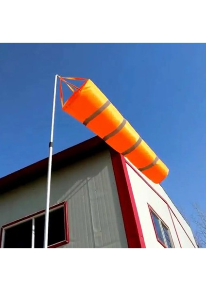 13X100CM Stili 80CM Windsock Yansıtıcı Anti-Tear Açık Rüzgar Yönü Çanta Rip-Stop Rüzgar Ölçümü Rüzgar Gülü Rüzgar Izleme Oyuncak Uçurtma (Yurt Dışından)