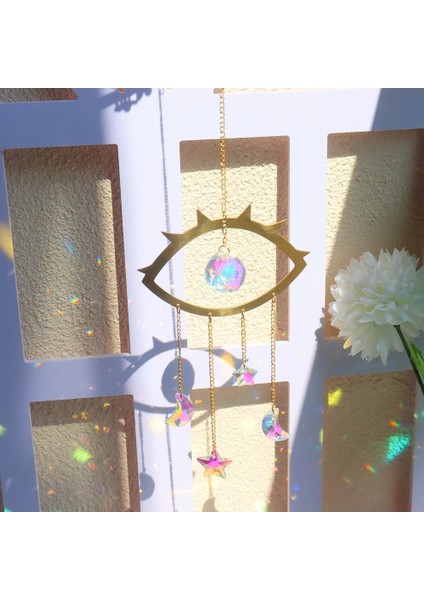 G Tarzı Kristal Rüzgar Çanı Kristal Asılı Prizma Süsleme Dream Catcher Kaplama Güneş Yakalayıcılar Açık Bahçe Rüzgar Çanları Için Asılı Dekor (Yurt Dışından)