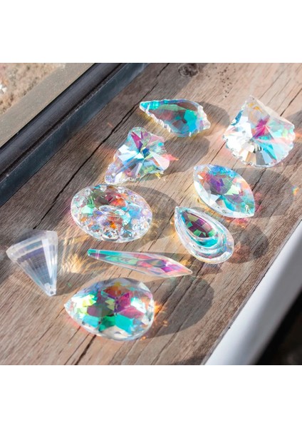Tip 2 Stili H & D 1 Adet Asılı Kristal Prizma Suncatcher Gökkuşağı Pencereleri Dekorasyon Ab-Renk Avize Parçaları Dıy Ev Düğün Dekor Aksesuarları (Yurt Dışından) modelleri