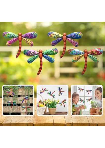 Gök Mavisi Tarzı Metal Dragonfly Sanat Heykeli Kolye Bahçe Dekorasyonu Için Miniaturas Heykelleri Açık Yard Heykeller Süsler Dekorasyon (Yurt Dışından) indirimleri