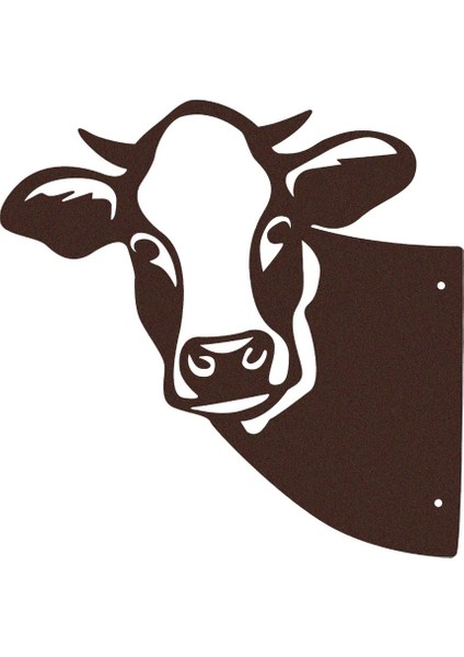 Tip1 Stili Çiftlik Gözetleme Hayvan Metal Bahçe Heykelleri Bahçe Dekorasyonu Açık Bahçe Arka Bahçe Çim Kazık Metal Cowyard Dekorasyon Hediye (Yurt Dışından)