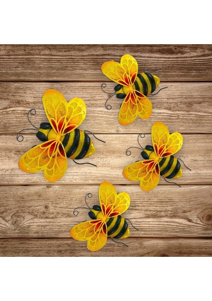 Bir Stil Bumble Bee Bahçe Aksan Yard Çit 3D Heykel Süsler Duvar Ev Asılı Dıy Süs Bahçe Dekor Heykeller (Yurt Dışından) fiyatları