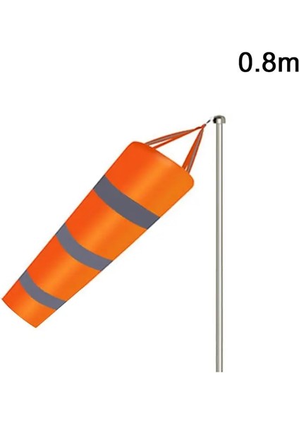 0.8m Tarzı Sıcak Yeni Havaalanı Rüzgar Çorabı Rüzgar Ölçümü Uzun Yansıtıcı Rip-Stop Açık Gökkuşağı Rüzgar Ölçümü Çorap Çanta Kemerli En Yeni (Yurt Dışından)