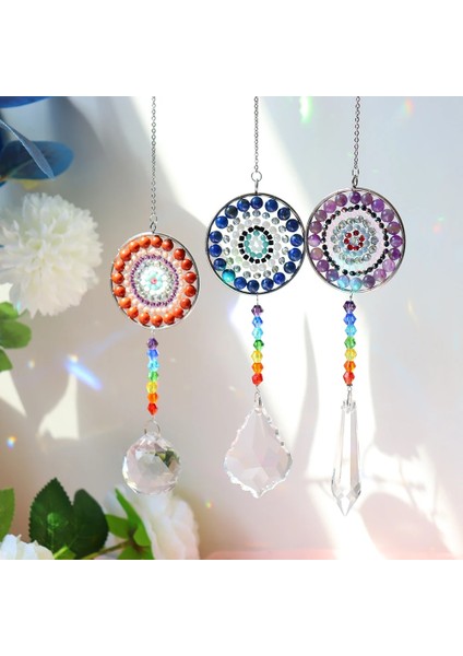 Bir Stil Asılı Kristal Güneş Yakalayıcılar Taş Boncuklar Prizma Kolye Zanaat Zinciri Asılı Pencere Süsleme Ev Bahçe Dekorasyon Veranda Dekoru (Yurt Dışından) fırsatları