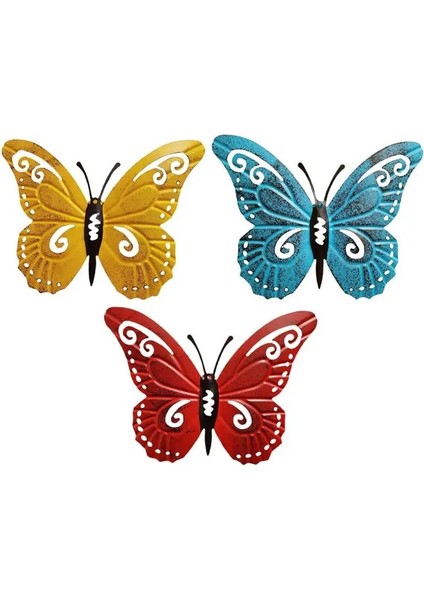 Endant Metal Kelebekler Güzel Bahçe Süslemeleri Asılı Süsleme Şenlikli Hediye Bahçe Için Süsleme Fotoğraf Sahne Asılı (Yurt Dışından)