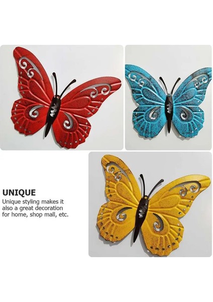 Endant Metal Kelebekler Güzel Bahçe Süslemeleri Asılı Süsleme Şenlikli Hediye Bahçe Için Süsleme Fotoğraf Sahne Asılı (Yurt Dışından) fırsatları