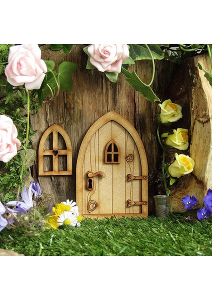 Stil 9 Stil Peri Kapı ve Pencereler Ağaçlar Için Set Minyatür Ahşap Peri Pixie Bahçe Ev Çocuklar Için Açık Dekor Pjop (Yurt Dışından) modelleri