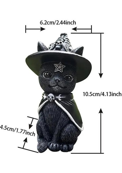 No.4 Tarzı Pet Kedi Heykeli Cadılar Bayramı Reçine El Sanatları Süsler Heykel Kitaplık Için Arka Bahçe Ev Yard Bahçe Dekorasyon Aksesuarları (Yurt Dışından) modelleri