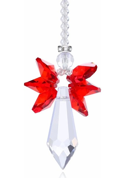 Renk 1 Tarzı H&d Kristal Koruyucu Melek Suncatcher Araba Charm Dikiz Aynası Için Ev Bahçe Asılı Dekorasyon Hediyesi (Çakra) (Yurt Dışından)