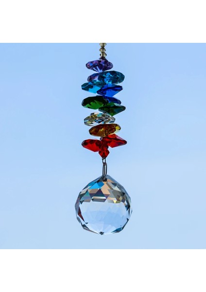 Stil 2-S Stili 30MM Lamba Topu Prizma Kristal Top Güneş Yakalayıcı Gökkuşağı Yapıcı Pencere Asılı Süsleme Güneş Yakalayıcı Ev Bahçe Dekoru (Yurt Dışından) modelleri