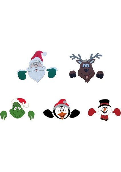 C Stili Noel Takılar Kardan Adam Çit Peeker Noel Dekorasyonu Açık Hava Şenliği Vesilesiyle Noel Ev Bahçe Dekoru (Yurt Dışından)