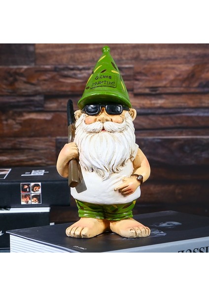 Av Tarzı Sevimli Reçine Bahçe Gnome Heykeli Zen Yaramaz Komik Cüceler Mağazası Çim Süsler Ev Ofis Masası Kapalı Açık Dekor Süsleme (Yurt Dışından) indirimleri