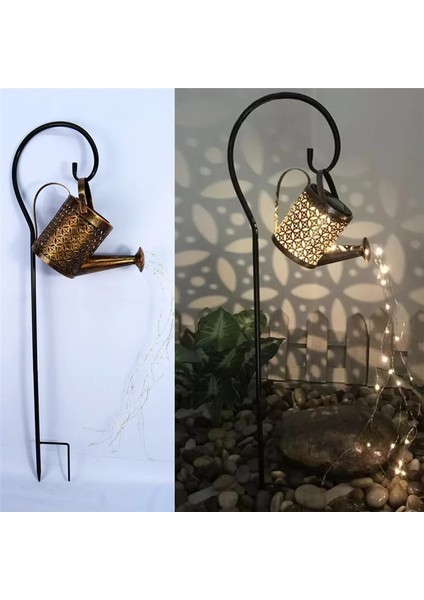Braket Stili Yok Sokak Avlu Su Isıtıcıları Için Açık Lamba Güneş Işığı Çim Bahçe Dekor LED Lamba Akan Su Yağmurlama Bronz Peyzaj Lambası (Yurt Dışından) fiyatları