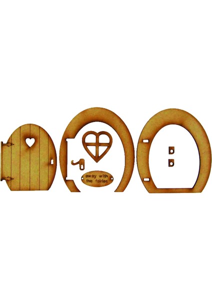 Bir Stil 3D Ahşap Peri Bahçe Kapısı El Yapımı Diy Kapı Dekorasyonu Minyatür Peri Bahçe Tabelaları Bebek Evi Kapısı El Sanatları Evi D#p3 (Yurt Dışından)