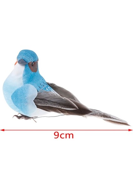 9cm Tarzı Yaratıcı Köpük Tüy Yapay Papağanlar Sahte Kuşlar Taklit Kuş Modeli Ev Dışında Bahçe Düğün Parti Dekorasyon Süsleme (Yurt Dışından)