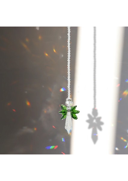 Yeşil Stil Kristal Geometrik Rüzgar Çanı Prizmalar Kolye Güneş Güneş Yakalayıcılar Kaplama Gökkuşağı Chaser Açık Kapalı Bahçe Için Asılı Damla (Yurt Dışından) fiyatları