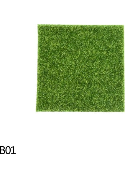 15X15CM Tarzı M Yeşil Çim Çim Sahte Çim Halı Yapay Çim Çim Mat Dıy Duvar Ev Bahçe Dekorasyonu Için Suni Çim (Yurt Dışından)