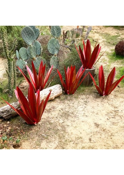 Kraliyet Mavisi Stili 27CM Dıy Yapay Tekila Rustik Heykeli Jardin Agave Bitki Veranda Yard Süslemeleri Metal Tekila Heykel Tuin Decoratie Açık (Yurt Dışından) fiyatları