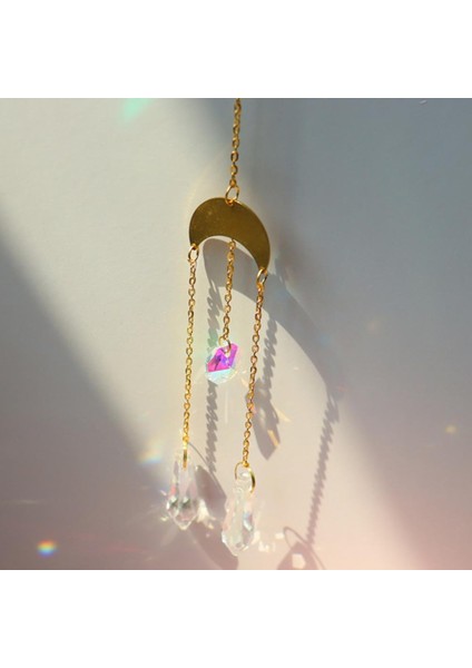 F Stili Güneş Yakalayıcı Kristal Top Kolye Gökkuşağı Üreticisi Windchime Avize Kristaller Top Prizma Kolye Asılı Cam Çakra Ev Bahçe (Yurt Dışından)
