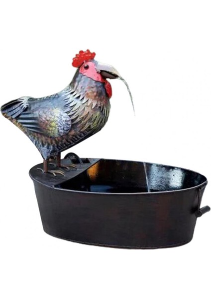 No.3 Tarzı Su Çeşmesi Oynak Rustik Görünüm Reçine Metal Kuş Bahçe Dekor Çeşmesi Canlı Kuş Şekli Yard Sanat Dekor Su Çeşmesi Açık (Yurt Dışından) indirimleri