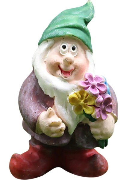 C Stili Mini Yedi Cüceler Moss Mikro Peyzaj Masal Bahçe Süsleri Diy El Sanatları Figürinler Bonsai Mikro Peyzaj Dekorasyonu (Yurt Dışından)