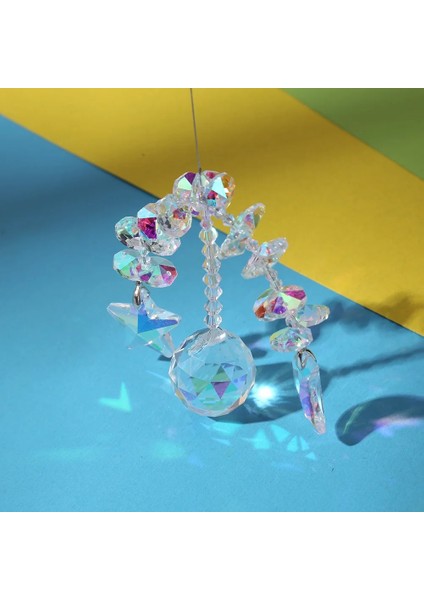 No.8 Stili Ay Yıldız Kristal Prizmalar Asılı Gökkuşağı Chaser Aydınlatma Aksesuarları Pencere Perdeleri Için Kolye Bahçe Araba Dekor (Yurt Dışından) indirimleri