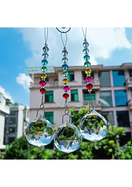 Akra Kristal Prizmalar Top Gökkuşağı Suncatcher Avize Asılı Kristaller Kolye Boncuk Noel Ev Bahçe Düğün Dekor (Yurt Dışından) fiyatları