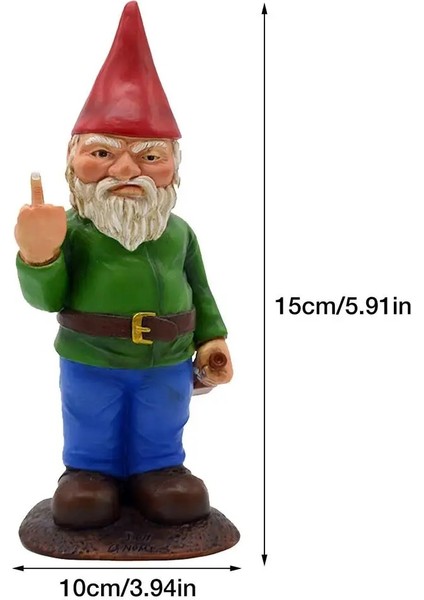 B Tarzı Bahçe Direği Dans Gnome Reçine Gnome Heykeli Kapalıaçık Açık Heykel Veranda Yard Çim Komik Heykeli Bahçe Dekorasyon (Yurt Dışından)