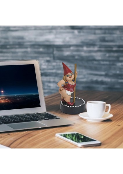 B Tarzı Bahçe Direği Dans Gnome Reçine Gnome Heykeli Kapalıaçık Açık Heykel Veranda Yard Çim Komik Heykeli Bahçe Dekorasyon (Yurt Dışından) indirimleri