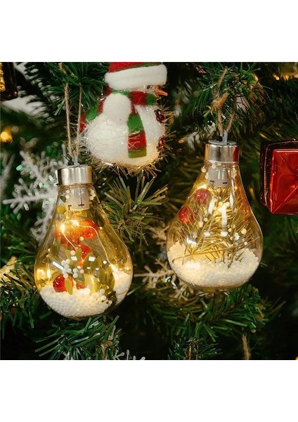 No.5 Tarzı LED Top Işıkları Noel Ağacı Düğün Ev Için Su Geçirmez Ev Kapalı Dekorasyon Şeffaf Noel Süs Plastik Ampul (Yurt Dışından)