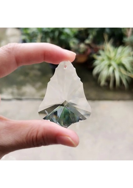 Noel Ağacı Stili 38MM 5 Adet mm Kristal Suncatcher Avize Prizma Parçaları Temizle Asılı Kolye Ev Düğün Pencere Noel Dekor Heykelcik Zanaat (Yurt Dışından)