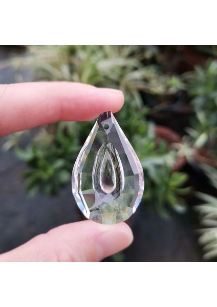Noel Ağacı Stili 38MM 5 Adet mm Kristal Suncatcher Avize Prizma Parçaları Temizle Asılı Kolye Ev Düğün Pencere Noel Dekor Heykelcik Zanaat (Yurt Dışından)
