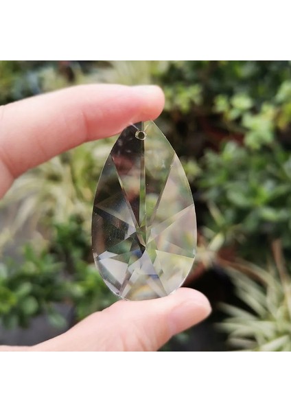 Noel Ağacı Stili 38MM 5 Adet mm Kristal Suncatcher Avize Prizma Parçaları Temizle Asılı Kolye Ev Düğün Pencere Noel Dekor Heykelcik Zanaat (Yurt Dışından)