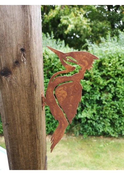 Gösterilen Stil Gibi Paslı Metal Kuş Siluetleri Bahçe Çit Dekoru Ağaçkakan Robin Çelik Ülke Yard Sanat Bahçe Dekorasyon Metal Kuş # G (Yurt Dışından) fiyatları