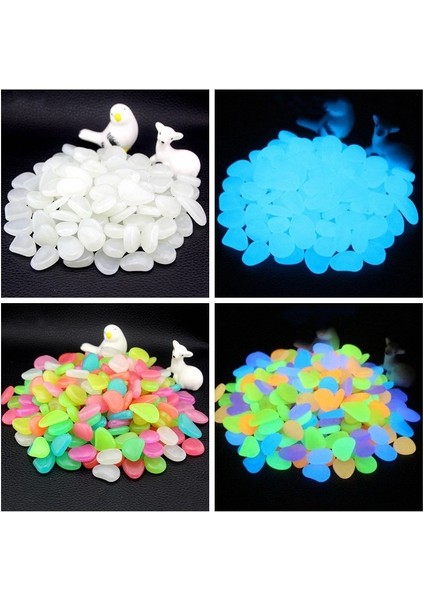 Sarı Stil 20 Adet Bahçe Aydınlık Parlayan Taş Çakıl Glow Karanlık Bahçe Taşları Yürüyüş Yolları Için Kayalar Bahçe Yolu Balık Tankı Aralık Renkleri (Yurt Dışından)