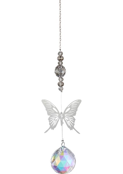No.3 Tarzı Kristal Rüzgar Çanı Kristal Rüzgar Çanı Güneş Işığı Yakalayıcı Kolye Dream Catcher Kaplama Açık Kapalı Için Renkli Asılı Damla Yeni (Yurt Dışından)