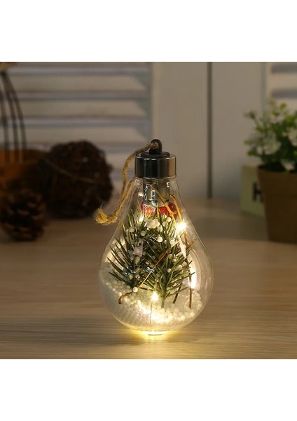 No.3 Tarzı LED Top Işıkları Noel Ağacı Düğün Ev Için Su Geçirmez Ev Kapalı Dekorasyon Şeffaf Noel Süs Plastik Ampul (Yurt Dışından)