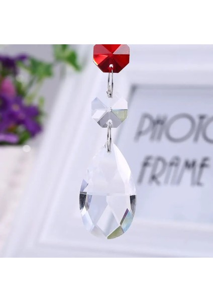 D Stili Dıy Kristal Güneş Yakalayıcılar Avize Kristaller Top Prizma Kolye Gökkuşağı Maker Asılı Çakra Cascade Sunburst (Yurt Dışından)