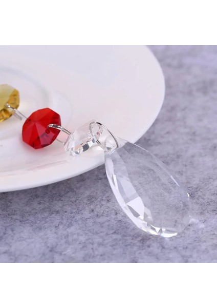 D Stili Dıy Kristal Güneş Yakalayıcılar Avize Kristaller Top Prizma Kolye Gökkuşağı Maker Asılı Çakra Cascade Sunburst (Yurt Dışından)